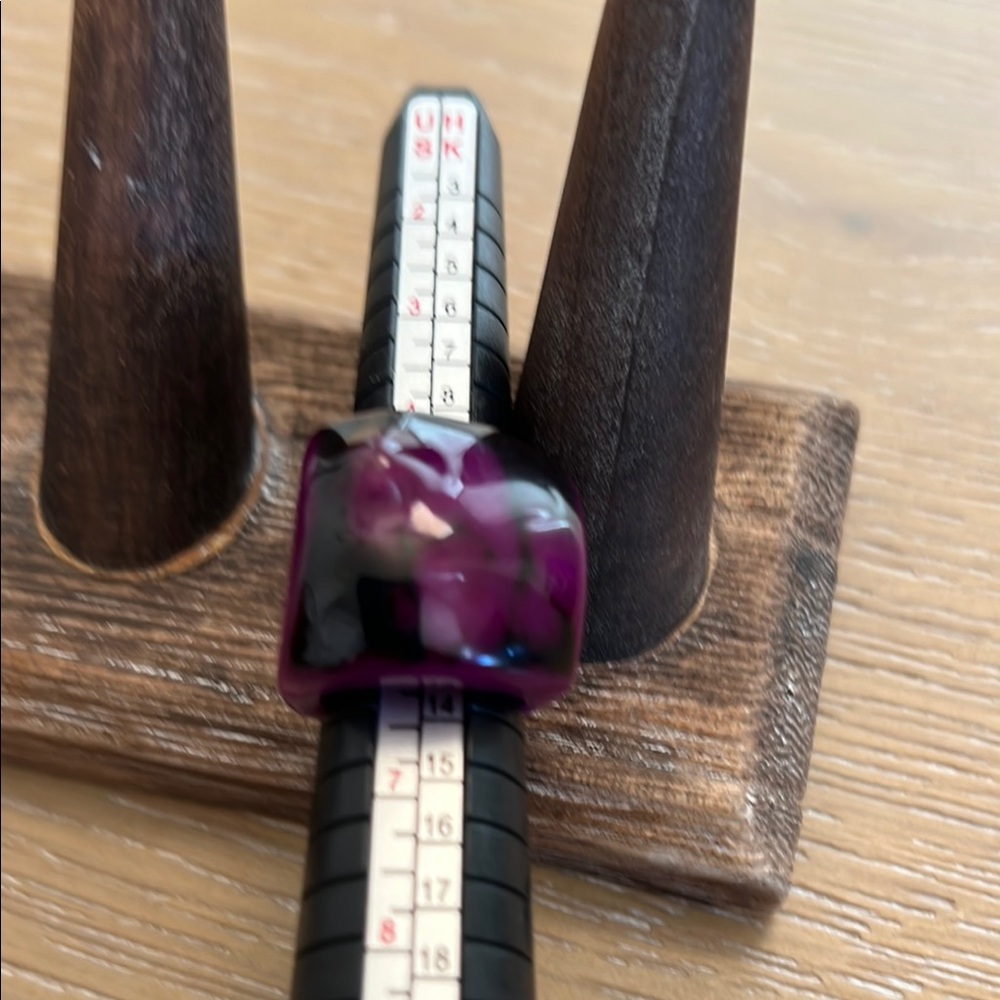Purple Resin Ring